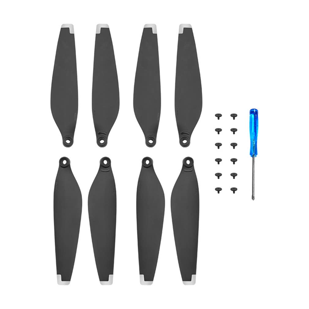 Taoke compatible with 8pcs Low-Noise and Quick-Release 6030F Propellers Mavic Mini 3 Pro (Silver)