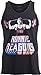 Ann Arbor T-shirt Co. Ronnie ReaGUNS | Funny Weight Lifting Workout Merica USA Tank Top-(Adult,L) Black
