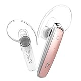 HOCO EBP04 Wireless Bluetooth 4.1 Headset - Noise Cancelling Stereo Sound Quality Earphone&Headsets & Microphone,Soft Earbuds (Rose Golden)