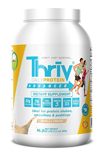 Thriv Advanced Daily Protein | All Natural Gluten Free | Designed to Mimic Mothers Milk | 16.2 oz Thriv Advanced Daily Protein | All Natural Gluten Free | Designed to Mimic Mothers Milk | 16.2 oz