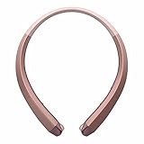 Bluetooth Headphones Wireless Headset with Mic Stereo Neckband Hand-free Headset Sport Earphone Noise Cancelling Earbud Bek Design for IOS, Android LG Samsung iphone (Rose Gold)