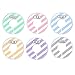 Blulu Clothing Rack Size Dividers Baby Closet Dividers Round Closet Organizer, 6 Pieces, 6 Colors