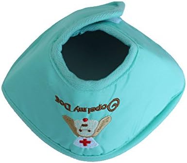 Kathsun Soft Foam The Comfy Cone Pet Recovery Collar 2 colours 4 Size (L:Neck 12"-14" Width 7", Blue)