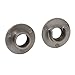 Gatco 832 2-5/8-Inch Diameter Wall Flange Pair, Exposed Screw Mounting, Satin Nickel
