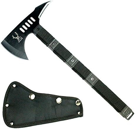 Black Tactical Tomahawk With Sheath Included