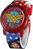 DC Comics Wonder Woman Logo Light Up Strap Watch