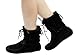 Forever Candice-22 Women's Sassy Two Layer Fringe Moccasin Ankle Booties