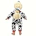 Shero Doll Clothes - Cow Pattern Rompers Fits American Girl Doll and other 16 inch Dolls