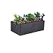 Haoun 5 Pack Fabric Raised Garden Bed,Square Garden Flower Grow Bag Vegetable Planting Bag Planter Pot with Handles for Plants,Flowers,Vegetables - Black