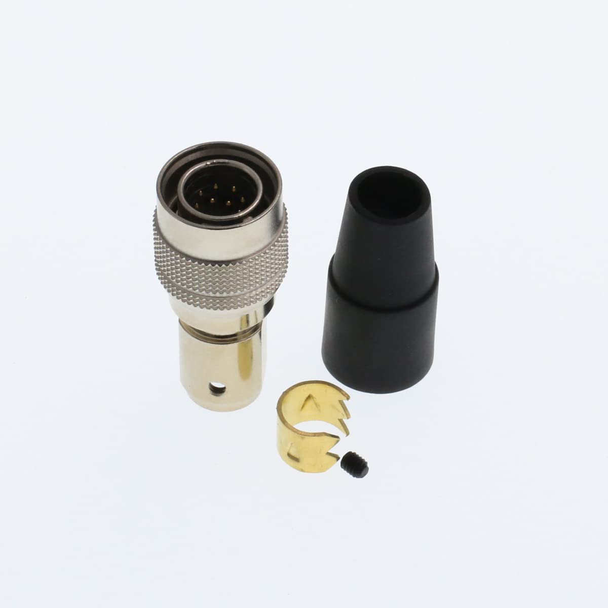 DRRI Hirose HR10A-10P-10P 10 Pin Push Pull Plug Connector for Panasonic Sony Industrial Camera(Male Plug, 10Pin) — image 1