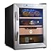 Schmécké 250 Cigar Thermoelectric Cigar Cooler Humidor with Stainless Steel Trim Finish, Spanish Cedar Wood Shelves and Drawer with Built in Hygrometer