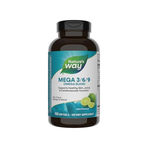 Nature's Way Mega 3/6/9 Omega Blend, Supports Healthy Skin, Joints, Cardiovascu…