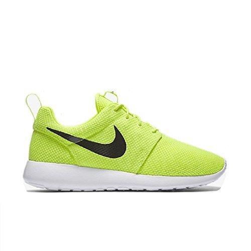 New men s nike roshe one sneaker (9, volt/black/white)