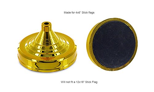 1-Hole Desktop Flag Stand (Weighted) - Premium Flag Holders Stands Desktop Display ...