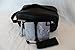 Travel Toiletry Bag/Shave Kit For Men or Women. One large Zippered Pocket For Larger Items and One Side Pocket For Smaller Items. By Mirror On A Rope (Black)