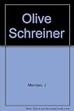 Front cover for the book Olive Schreiner: Portrait of a South African Woman by Johannes Meintjes