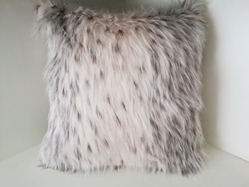 Euphoney Home Decorative Luxury Throw Pillow,Fur Cushion Cover 18" x 18" 45cm x 45cm, Square Pillow Cover for Living Room,Bedroom, Car,Couch, Bed,Sofa,,Chair (12x18inch(30x45cm), Beige)