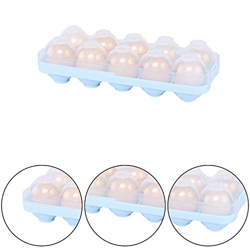 WUHUAROU 3Pcs Eierhalter Kühlschrank Vorratsdose Eierbox KühlSchrank Eier Behälter mit Deckel Multifunktionsbox… – Bild 4