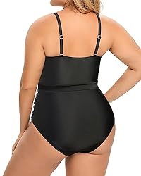 Daci Plus Size One Piece Swimsuit - Tummy Control