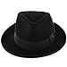 Belfry Gangster 100% Wool Stain-Resistant Crushable Dress Fedora in 4 Colors