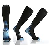Compression Socks Knee Highs Graduated Support Athletic Running Circulation Pregnancy Health Nurses Travel Shin Splints Triathlon Fitness Therapy Swelling Cardio Vascular Arthritis Cross-Fit Cycling