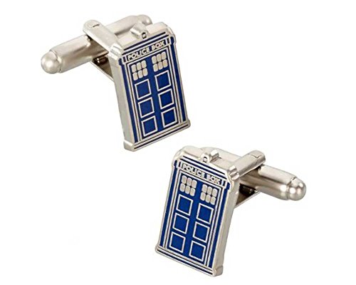 Doctor Who Tardis Metal Cufflinks