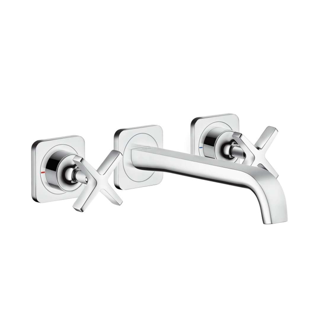 AXOR Citterio E 3-Hole Basin Tap with 22 cm Spout