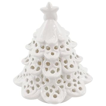 Amazonde Windlicht Weihnachtsbaum Porzellan Weiß