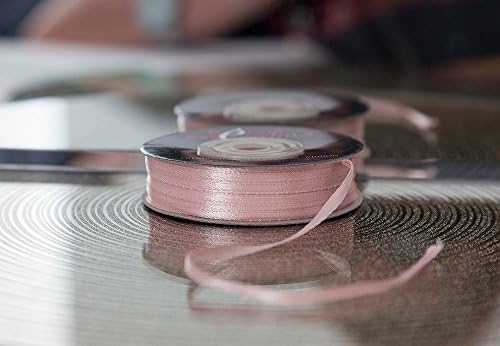 Decor Essentials Double Faced Satin Ribbon 3mm x 50 m Craft Stationery Florist (Pink)