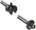MLCS 7733 60-Degree Woodworking Edge Banding Tongue and Groove Set, 1/2-Inch Shank, 2-Piece
