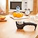 Convenient Kitchen Knife Sharpener- Emmabin 3 Stage Knife Sharpening Tool for Blades Repair Restore and Polish (Cut-Resistant Glove Included )