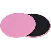 Fitness Disc Slides, 2pcs Discs Core Sliders, Core Exercise Sliders, Workout for Gym, Home, Yoga, Pilates ()