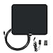 SoCoBuy Indoor TV Antenna, HDTV Digital Antenna, 50 Miles Range with Amplifier Signal Booster - 10ft Coax Cable