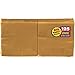 Amscan Gold Big Party Pack Luncheon Napkins Pack of 100, 6 1/2