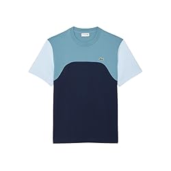 Lacoste Men's Classic Fit Colorblock T-Shirt, Navy