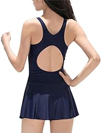 Traje de baño de una pieza para dama Traje de baño adelgazante Vestido de baño con control de barriga