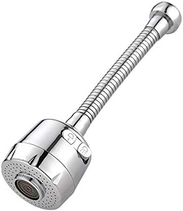 Volwco Kitchen Faucet Extender Swivel Faucet Aerator 360 Degree Sink Aerator Head Double Mode Water Saving Aerator Faucet Sprayer Head For 22mm 24mm Thread Interface Of Circular Faucet Amazon Ae