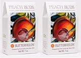 Butterfields Candy - Gourmet, Old-Fashioned Peach Buds Hard Candy, 7 Oz (2 Pack) | Gluten Free | Made with 100% Real, Pure Cane Sugar | Handcrafted in the USA