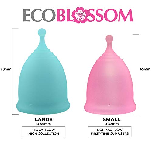 1 EcoBlossom+Menstrual+Cups+Reusable+Medical+Grade