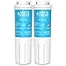 AQUA CREST AQF-UKF8001 Water Filter, 2 Pack