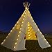 Nature's Blossom Fairy Lights for Kids Teepee Tents, Battery Operated. Set of 5 LED Strings. Universal Design Fits Most Kids Indoor Tipi Playhouses. Teepee Tent is Not Included with The Light Set.