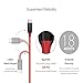 USB Type C Cable, BlitzWolf 8.3ft 3A Durable Nylon Braided USB 2.0 to Type C Cable Data Transfer or Charging Cord with Magic Tape Strap for New MacBook, Google ChromeBook Pixel, Nexus 5X, (8.3ft Red)