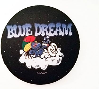 Blue Dream 5" Round Fabric Top Dab Pad Rig Mat