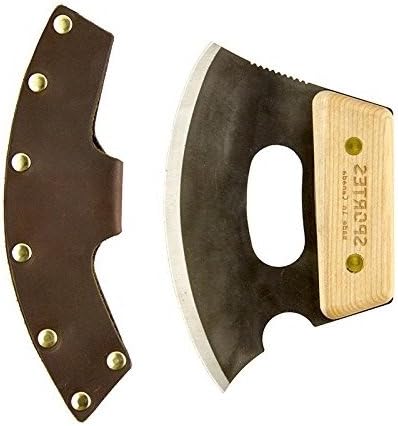 Sportes Outdoor Tools ULU-002 Hunting Knife with Leather Sheath for Bushcraft