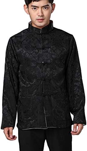 BLINGLAND Chinese Traditional Uniform Top Kungfu Shirt for Men