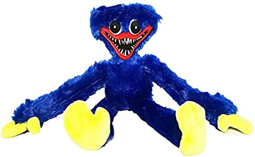 Avini Poppy Playtime Huggy wuggys Plush, 15.8 inch Cartoon Plush Toy Game Stuffed Boys Gifts Stuffed Muppets (Blue)