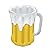 Inflatable Beer Mug Cooler (holds apprx 48 12-Oz cans) Party Accessory (1 count) (1/Pkg)