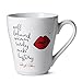 Ceramic Reusable Coffee/Tea Mug: Cute Novelty Marilyn Monroe Coffee or Tea Cup - Well Behaved Women Rarely Make History - 15 oz.