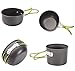 Wealers Compact Foldable Outdoor Camping Hiking Cookware Backpacking Cooking Picnic Bowl Pot Pan Set with Mesh Bag (Green, 9 piece Set)thumb 4