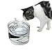 NPET Cat Dog Water Fountain Automatic Filtered Water for Pet Healthy Drinking Fountain 1.6 L/2.6L Water Capacity Super Quiet (WF030 Cat Fountain)